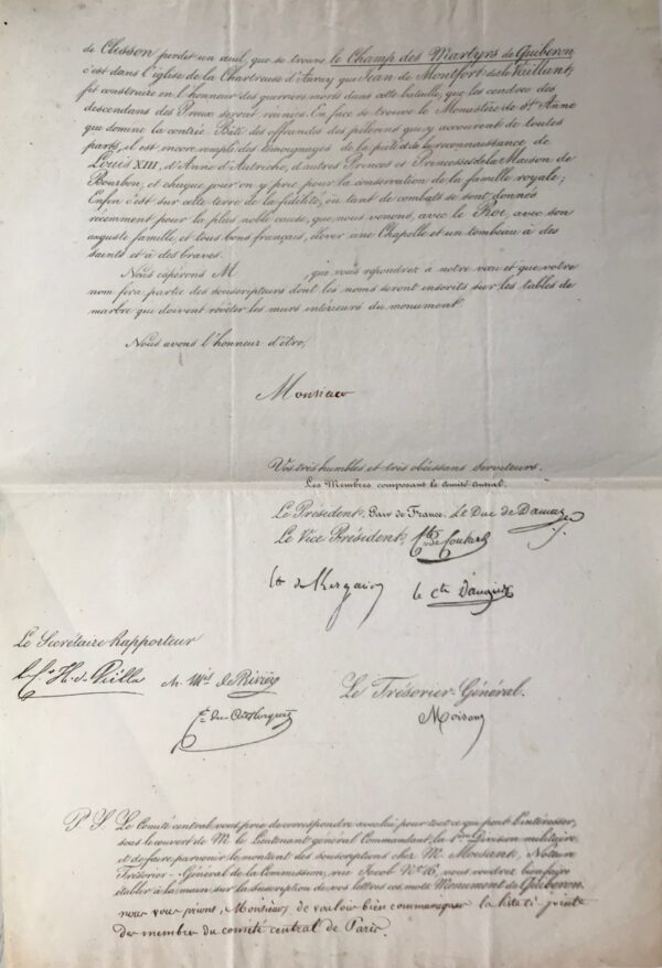 Projet de monument célébrant le débarquement de Quiberon