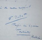 François Dodat oeuvre pour la mémoire de Mallarmé à Tournon