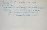 Exceptionnelle lettre de Monet à Clemenceau, annulant la donation des Nymphéas