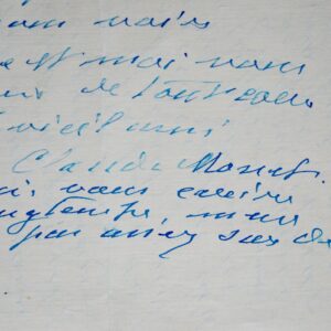 Monet recouvre la vue et consent à réévaluer ses Nymphéas en vue d'une donation à l'état