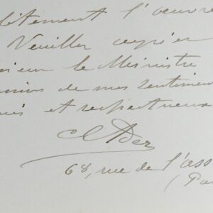 Clément Ader met ses travaux d'aviation au service de son pays