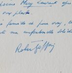 Robert Goffin évoque l'Académie Mallarmé et ses recherches sur Méry Laurent