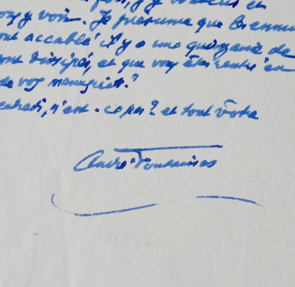 9 intéressantes lettres d'André Fontainas sur l'Académie Mallarmé