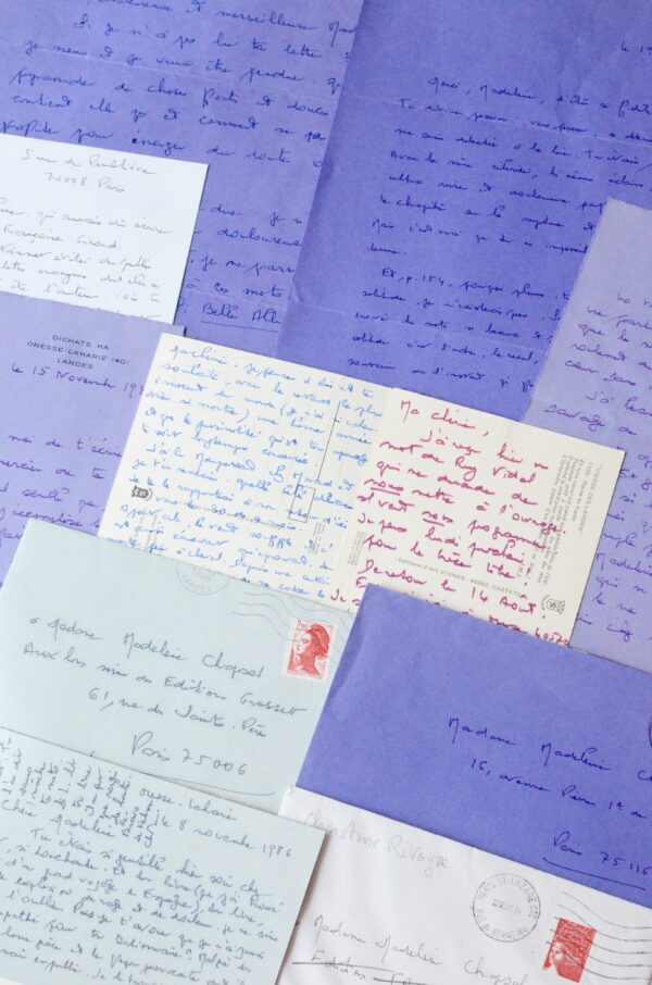Poignante correspondance de Christine de Rivoyre à Madeleine Chapsal