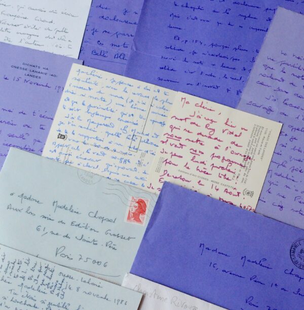 Poignante correspondance de Christine de Rivoyre à Madeleine Chapsal