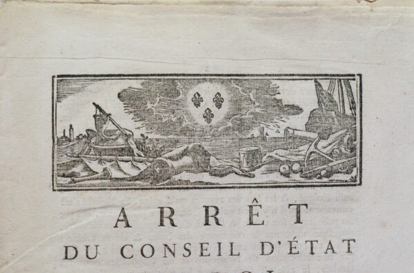 Arrêt du Conseil d'État du Roi établissant une nouvelle Compagnie des Indes