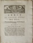 Arrêt du Conseil d'État du Roi établissant une nouvelle Compagnie des Indes