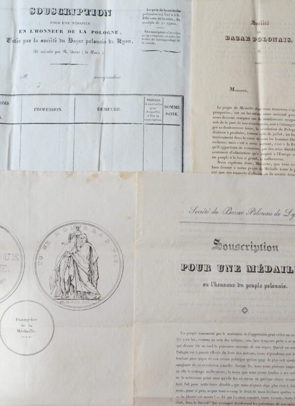 La Société du Bazar polonais de Lyon et l'insurrection polonaise de 1830