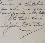 Tissandier rédige un article sur l'empereur Don Pedro II