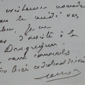 Gustave Ferrié tient à participer à la commémoration du naturaliste Claude Gay