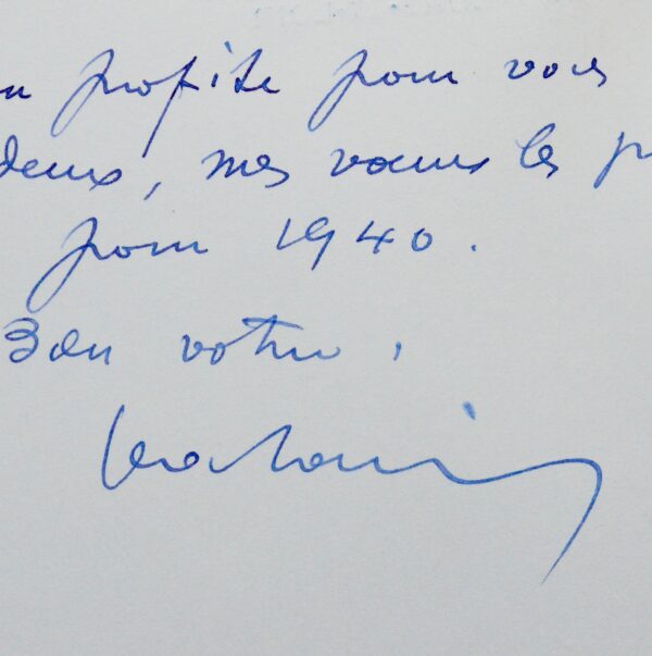 Jean Moulin intercède en faveur d'un réfugié fuyant l'Espagne franquiste