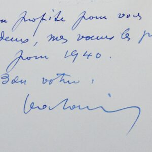 Jean Moulin intercède en faveur d'un réfugié fuyant l'Espagne franquiste