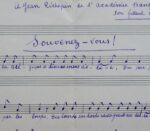 De Montréal, Albert Larrieu adresse à Richepin une chanson sur les blessures de l'Europe