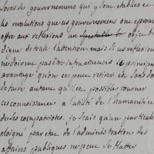 Intéressantes réflexions de Trudaine sur l'éducation politique des peuples