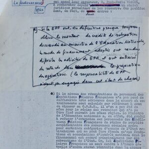 Rapport sur le statut des Expéditions Polaires Françaises par Paul-Émile Victor