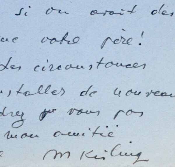 Moïse Kisling évoque le portrait de Franceschi qu'il vient de terminer