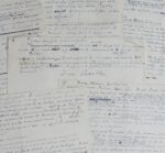 Manuscrit de Pierre Gaxotte consacré à Théophile Gautier, intitulé  "Le Forçat du feuilleton"