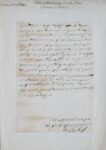 Exceptionnelle lettre d'Anne de Montmorency à la reine Catherine de Médicis