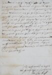 Exceptionnelle lettre d'Anne de Montmorency à la reine Catherine de Médicis