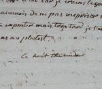 Terrifiante lettre de dénonciation adressée à Robespierre le 8 thermidor