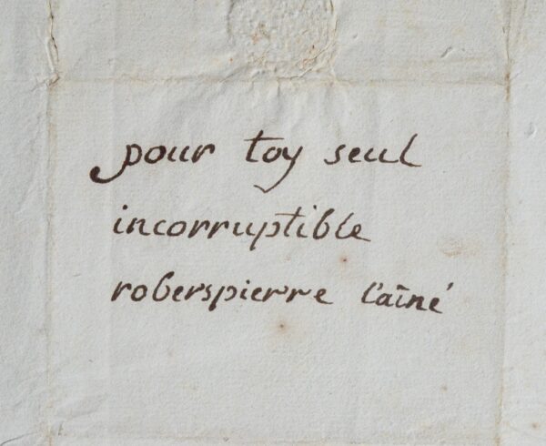 Terrifiante lettre de dénonciation adressée à Robespierre le 8 thermidor