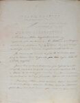 Lettre adressée à Henri 1er roi d'Haïti par son secrétaire en 1814