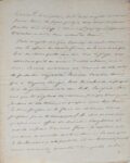 Lettre adressée à Henri 1er roi d'Haïti par son secrétaire en 1814