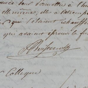 Manuscrit du chimiste Boissenot sur le soudage de deux aciers différents