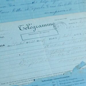 Trois télégrammes de Guy de Maupassant à son ami intime Robert Pinchon