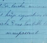 Trois télégrammes de Guy de Maupassant à son ami intime Robert Pinchon
