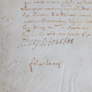 Le prince Henri II de Condé reçoit des subsides de la généralité de Bourges