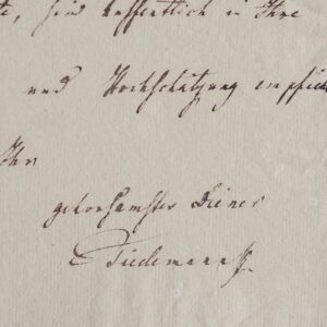 Les travaux de Tiedemann sur les frères Treviranus, célèbres naturalistes allemands