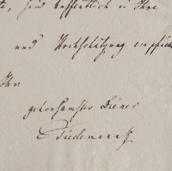 Les travaux de Tiedemann sur les frères Treviranus, célèbres naturalistes allemands