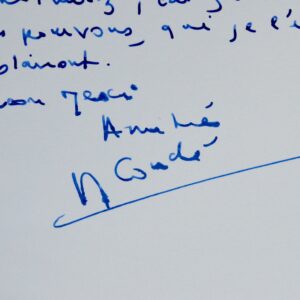 6 lettres de la romancière guadeloupéenne indépendantiste Maryse Condé