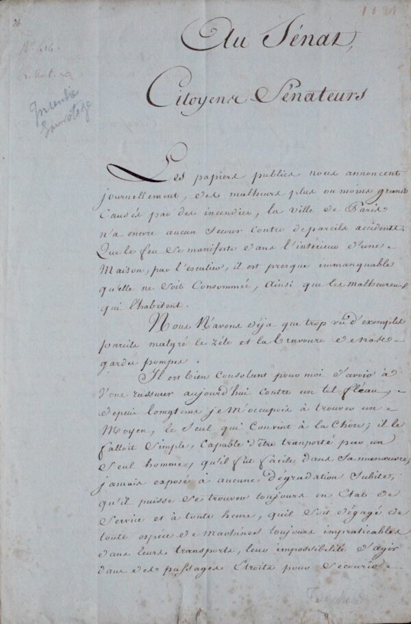 Tréchard propose du matériel transportable pour lutter contre les incendies