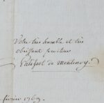 Virulente lettre de Charles Palissot de Montenoy sur les Philosophes