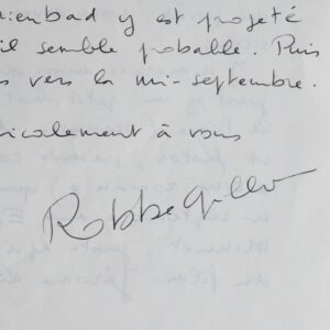 Robbe-Grillet évoque l'Année dernière à Marienbad