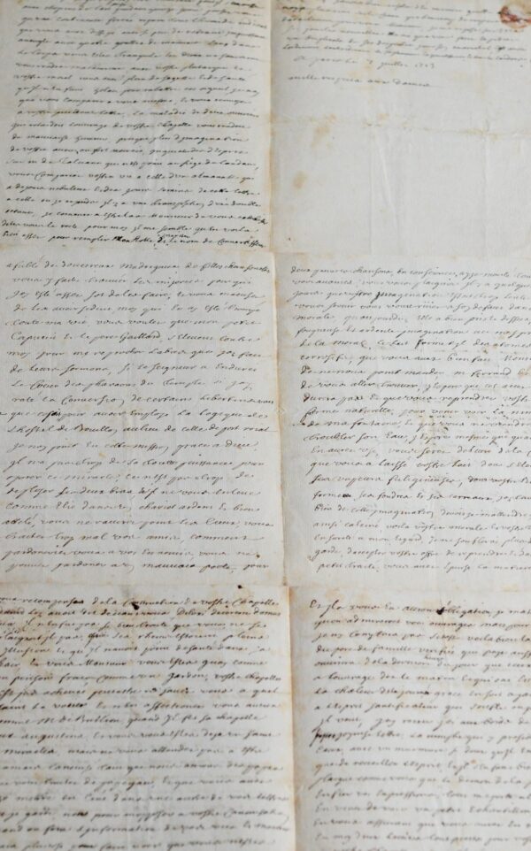 Trois lettres du chevalier de Bouillon à l'abbé de Chaulieu, fameux libertins