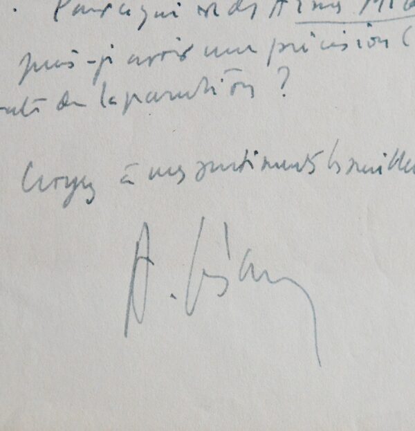 Lettre d'Aimé Césaire à Queneau au sujet du Cahier d’un retour au pays natal