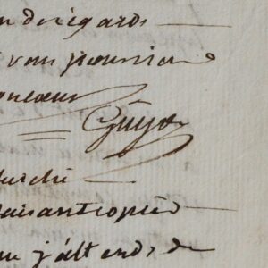 Belle lettre du diplomate Guyot de Kercy, écrite de Constantinople en 1776