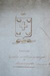 Manuscrit d'un "Tableau généalogique, héraldique, historique et chronologique"