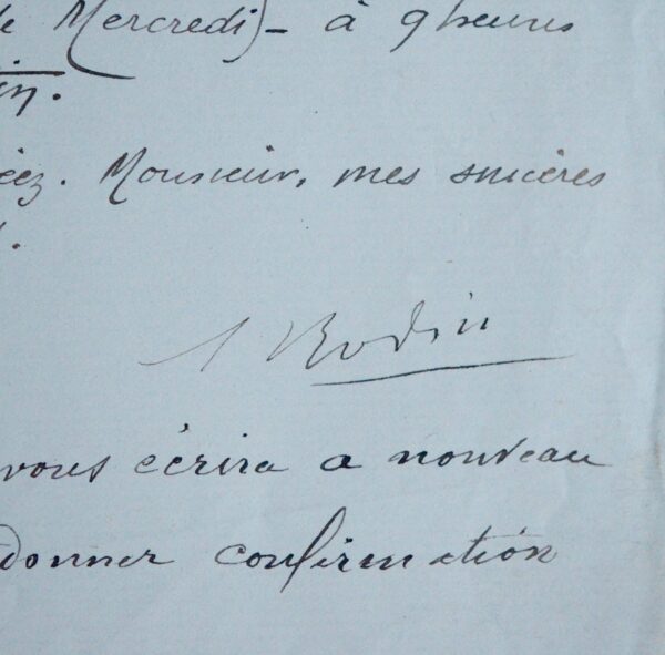 Rodin commande un transport de marbre, depuis l'Hôtel Biron