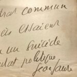 Manuscrit de 39 pages de Jean Jaurès sur l'affaire Syveton