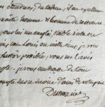 Dumouriez réclame un emploi pour son ami Dorval