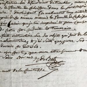 Jean de Batz défend la fortune spoliée de la famille de Calvisson