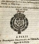 Rare relation des funérailles de Louis XIII à Saint Denis