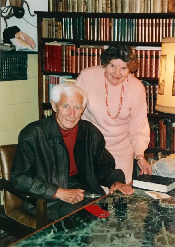 Photographie avec envoi autographe signé d'Ernst Jünger