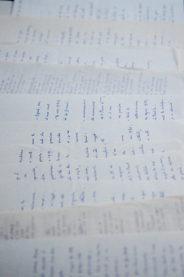 Importante correspondance de Pascal Pia à propos de Jarry et de son édition à la Pléiade