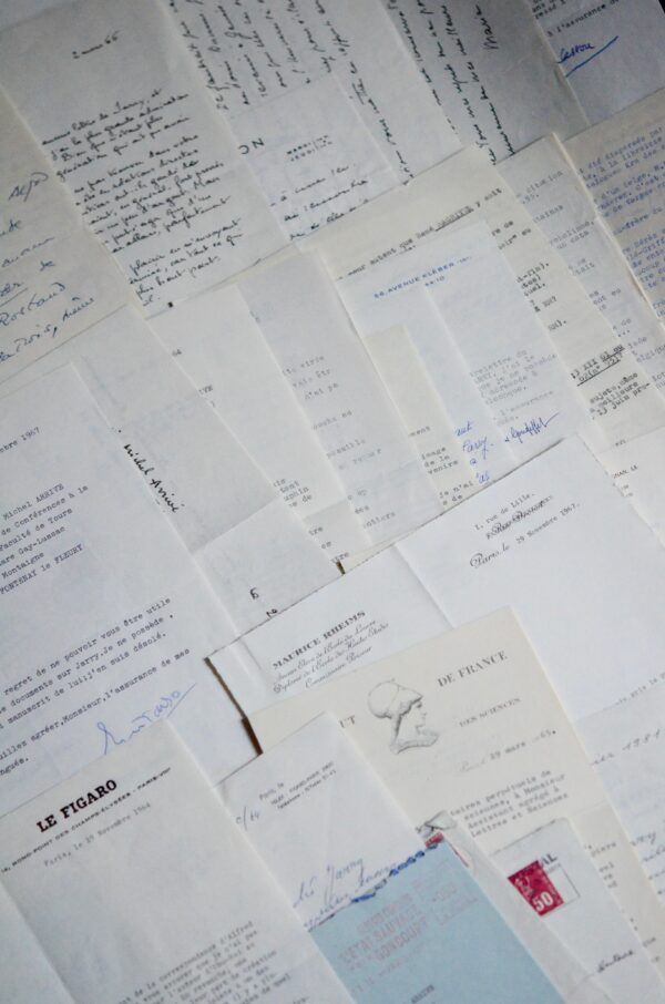 31 lettres sur Alfred Jarry, en vue de l'édition de la Pléiade