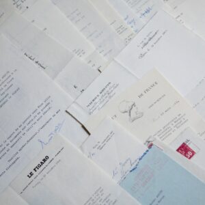 31 lettres sur Alfred Jarry, en vue de l'édition de la Pléiade